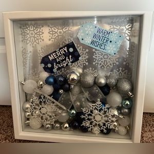 Holiday Shadowbox Decoration